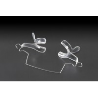Plasdent Extand Wire Type Cheek Retractors- Autoclavable to 275 - Clear, (1pc/box) 